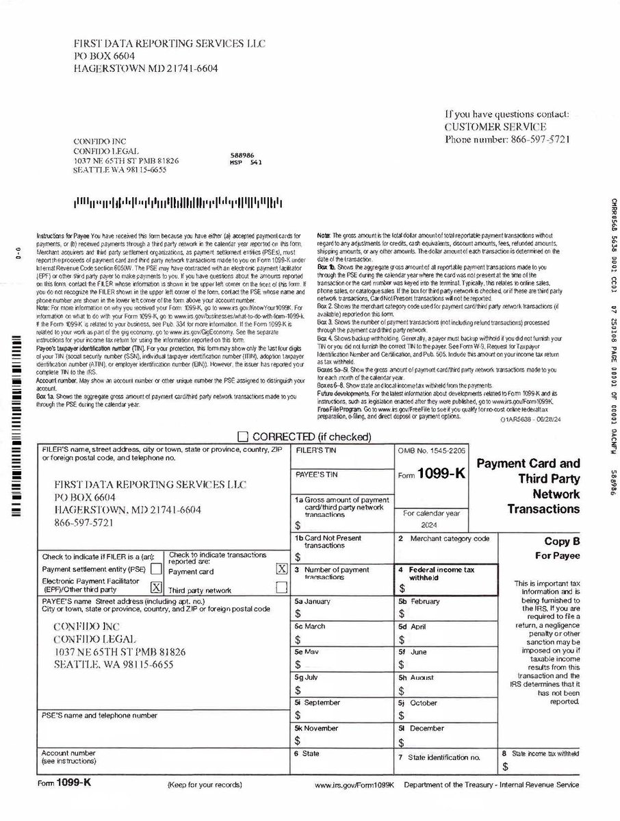 Example 1099 K Understanding your 1099-K Tax Form