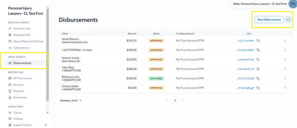 Disbursement SS 1