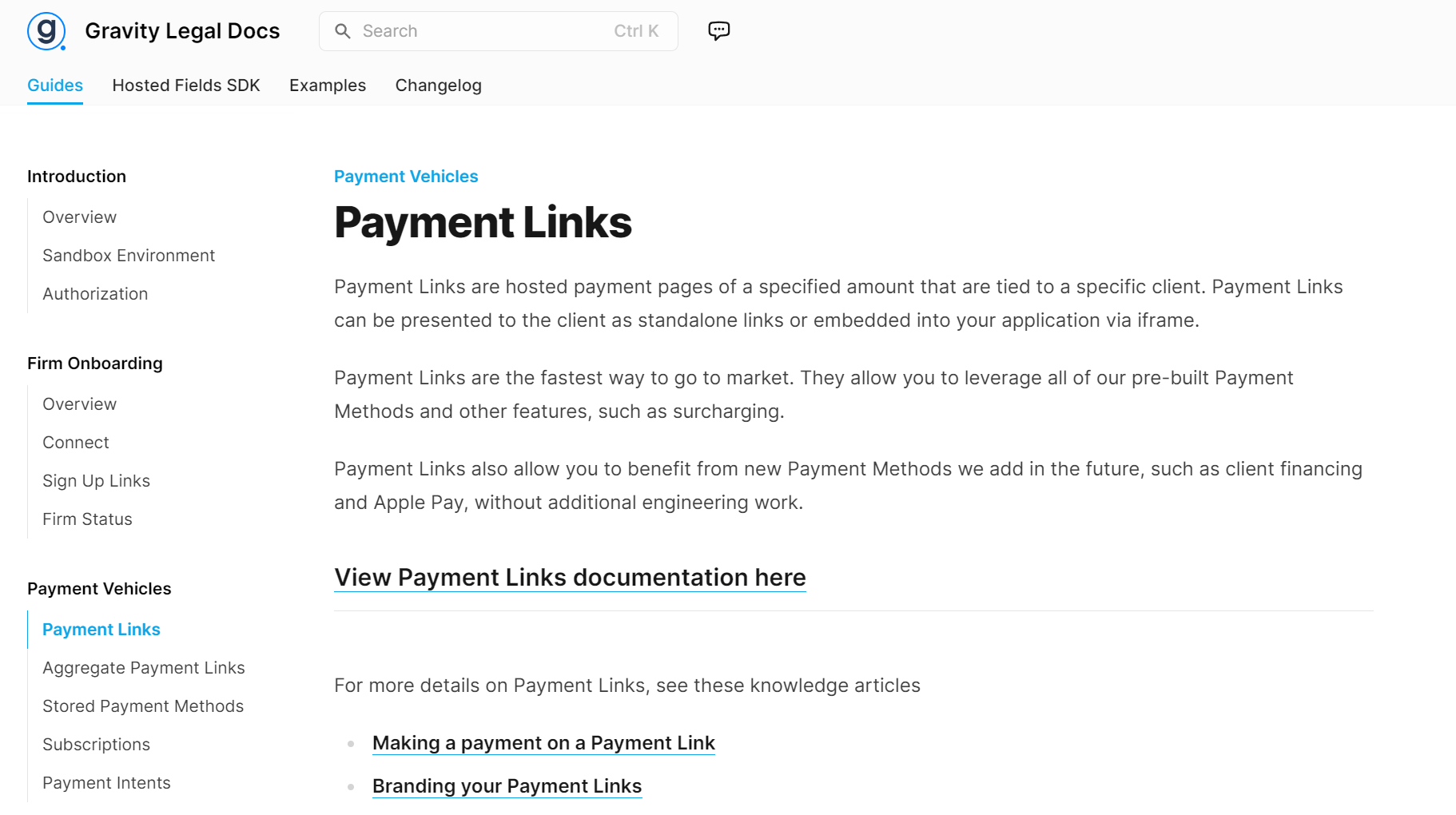Payment Links Documentation