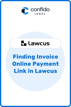 Lawcus - Finding Invoice Online Payment