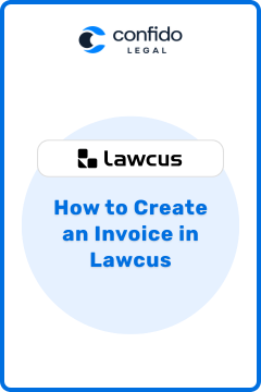 Lawcus - How to Create an Invoice