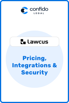 Lawcus - Pricing, Integrations & Security