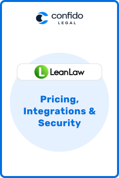 LeanLaw - Pricing, Integrations & Security