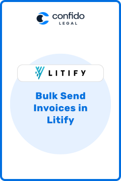 Litify - Bulk send invoices