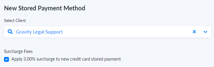 Stored Payment Method